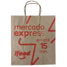 Kit 50 Sacolas Pardo Ifood