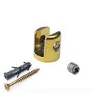 Kit 50 suporte fenda para vidro 8mm