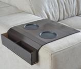kit 50 Suporte Porta Copos Com Porta Controle Braço Sofá Casa