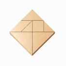 Kit 50 Tangram Educativo Criança Brinquedo Infantil Escola