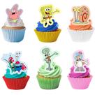 Kit 50 Toppers Bob Esponja Kit 50 Toppers Bob Esponja