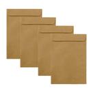 Kit 50 Unidade Envelope Saco Contrato Escritório Pardo A4