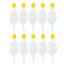 Kit 50 unidades Airlock Válvula Tipo S Air Lock Para Fermentação Cerveja Kombucha Vinho Conserva