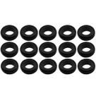 Kit 50 unidades Anel Vedante Vedação Silicone Borracha Passa Fio Reposição para Válvula Airlock
