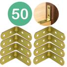 Kit 50 unidades Cantoneira Para Moveis Paredes E Armario De 2 Polegada