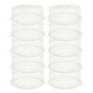 Kit 50 Unidades Embalagem Plástica Multiuso Redonda Bolo Torta Doce Modelo Bp56 Kit 50 Unidades Embalagem Plástica Multiuso Redonda Bolo Torta Doce Modelo Bp56