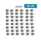Kit 50 Unidades Tarjeta Niquelada 3 - 76mm Aliança Kit 50 Unidades Tarjeta Niquelada 3 - 76mm Aliança
