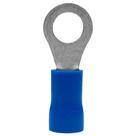 Kit 50 Unidades Terminal Pre-Isolado Anel/Olhal M5 Fio 1,5/2,5mm Azul - CRIMPER