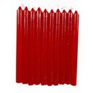Kit 50 Velas Palito VERMELHA 18cm Parafina Pura Alta Durabilidade Oração, Igreja, Umbanda, Candomblé