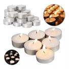 Kit 50 Velas Rechaud Decoração Casamento Suporte Alumínio
