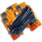 Kit 500 Abraçadeiras de Nylon Preta Foxlux 14cm x 3,5mm Kit 500 Abraçadeiras de Nylon Preta Foxlux 14cm x 3,5mm