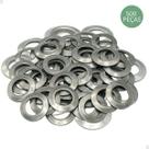 Kit 500 Arruelas P/ Calotas Metal Aço Carro Aro 13 14 15 16