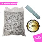 Kit 500 Buchas de Nylon Alta Qualidade P/ Alvenaria Tam B6