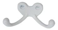 Kit 500 Cabides P/ Roupa Ganchos Duplos Metal