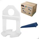 Kit 500 Espaçador Nivelador Piso Fit 100 Cunhas Original