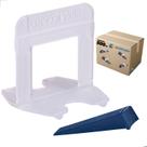 Kit 500 Espaçadores Flex Porcelanato E Para Piso 100 Cunhas
