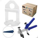 Kit 500 Espaçadores Para Piso 100 Cunhas Fit Alicate Aço Kit 500 Espaçadores Para Piso 100 Cunhas Fit Alicate Aço