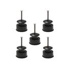 Kit 500 Roldanas Isoladas Preta C/prego 24mm Para Arames Eletrificados em Pead RD24 - Zebu 3012-0 Kit 500 Roldanas Isoladas Preta C/prego 24mm Para Arames Eletrificados em Pead RD24 - Zebu 3012-0