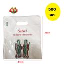 Kit 500 Sacolas Plástica para São Cosme e Damião 33x24