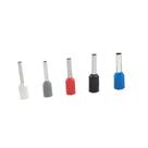 Kit 500 terminal tubolar duplo 2x0,75, 1, 1,5, 2,5, 4mm ilhos