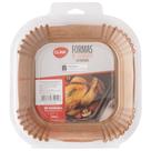 Kit 50pcs formas quadrada fritadeira elétrica papel descartavel 16cm x 1 - CLINK