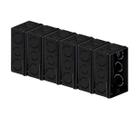 Kit 50un Caixa 4X2 Tigre Preto
