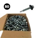 Kit 50x Parafuso Telha Auto Brocante Sextavado 12 X 1.1 1/2