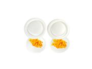 kit 550 Cumbuca Pote Isopor Com Tampa 300ml p/ festas