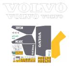 Kit 56 Adesivos Vinil UV compatível Volvo MC6C SPTS Kit 56 Adesivos Vinil UV compatível Volvo MC6C SPTS