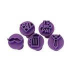 Kit 5Carimbos para Doces Brigadeiro Tema Pai