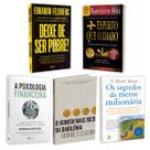 Kit 5livros, Deixe de Ser Pobre,Psicologia Financeira,Homem Mais Rico,Segredos da Mente,Mais Esperto Que o Diabo