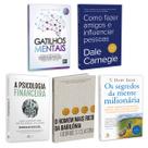 Kit 5livros Gatilhos Mentais, Psicologia Financeira,Homem Mais Rico da Babilônia,Segredos da Mente Milionária, Como Fazer Amigos e Influenciar Pessoas Kit 5livros Gatilhos Mentais, Psicologia Financeira,Homem Mais Rico da Babilônia,Segredos da Mente Milionária, Como Fazer Amigos e Influenciar Pessoas