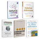 Kit 5livros Gatilhos Mentais, Psicologia Financeira, Homem Mais Rico da Babilônia,Segredos da Mente Milionária, Hábitos Atômicos
