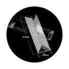 Kit 5pçs Prisma Retangular 63X22mm Cristal K9 Lustre Biju