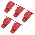 Kit 5un Botão Trava Tecla Vermelha Recipiente Compatível com Aspirador WAP High Speed Black FW008627