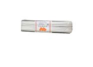 Kit 5un Elástico chato N12- 0.6mm branco de 10 metros