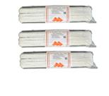 Kit 5un Elástico chato N14- 0.7mm branco de 10 metros