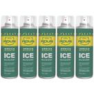 Kit 5UN gelo em spray arnica sports ice 280ML dágua natural