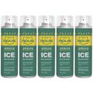 Kit 5UN gelo em spray arnica sports ice 280ML dágua natural