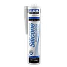 Kit 5un Silicone Tubo Branco 256g - TEK BOND