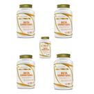 Kit 5x Beta Caroteno 600ui 5x60 cps Flora Nativa