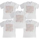 Kit 5X Camiseta Algodão Masculina - Tamanho GG - Nutrify
