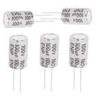 Kit 5x Capacitor Bipolar 100x100 100UF 100V Som Alto Falante