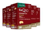 Kit 5x CoenzimaQ10 com Vitamina E Zinco 200mg 60 cápsulas Lauton