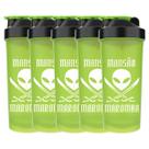 Kit 5X Coqueteleira Diabo Verde Mansão Maromba - 600ml Verde - FTW Kit 5X Coqueteleira Diabo Verde Mansão Maromba - 600ml Verde - FTW