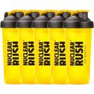 Kit 5X Coqueteleira Nuclear Rush - 600ml Amarela - BodyAction Kit 5X Coqueteleira Nuclear Rush - 600ml Amarela - BodyAction