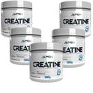 Kit 5x Creatina Monohidratada 300g Pura Alpex Nutrition