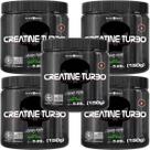 Kit 5X Creatine Turbo Monohidratada - 150g Limão - Black Skull