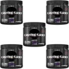 Kit 5X Creatine Turbo Monohidratada - 150g Uva - Black Skull