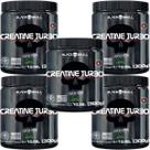 Kit 5X Creatine Turbo Monohidratada - 300g Limão - Black Skull
